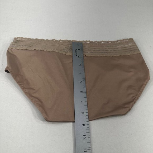 Blissful Benefits By Warner's Women's Size 7 Large Panty Lace Hipster Beige New - Picture 8 of 8